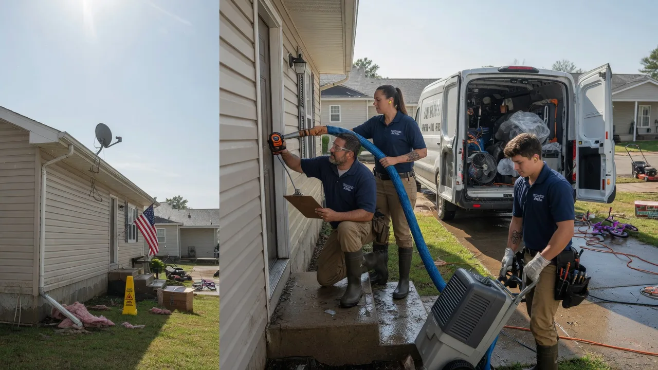 Ceiling Water Damage Restoration in Lamar, MO near me